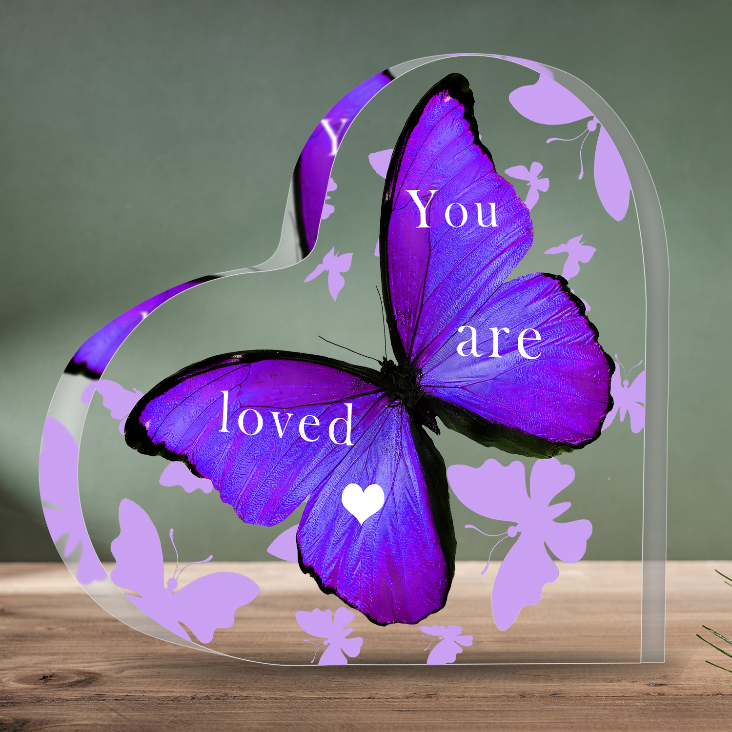 Butterfly You Are Loved Acrylic Plaque Christian Gifts Bible Verses Religious Gifts