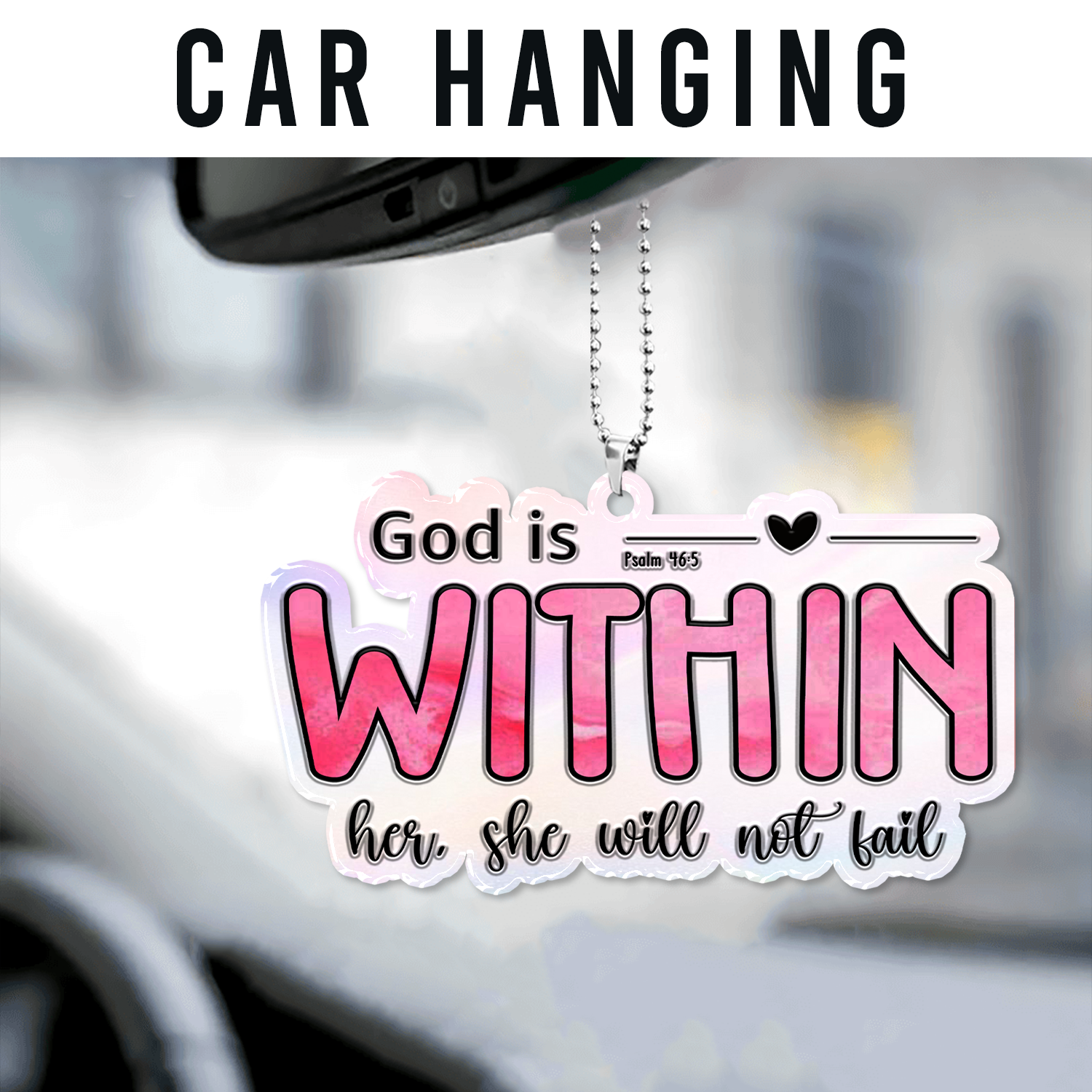 God Is Within Her Christian Gifts For Women, Birthday Gifts For Women, Ornament Gift