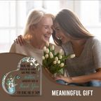 Blue Floral Thank You Acrylic Plaque Heart Shaped Gifts