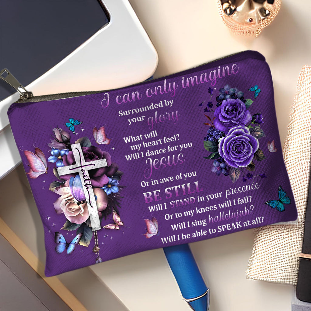 Surrounded By Your Glory Cosmetic Bag Gifts For Women Christian Gift