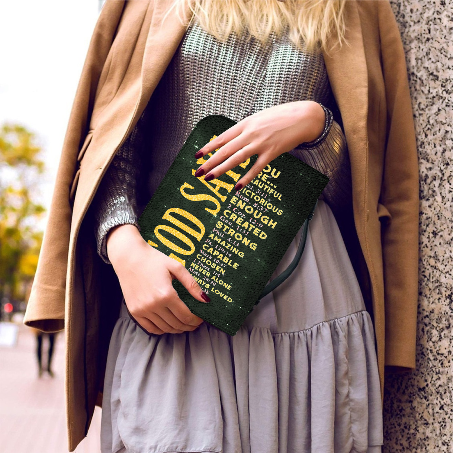Sunflower God Says You Are Christian Personalized Bible Cover