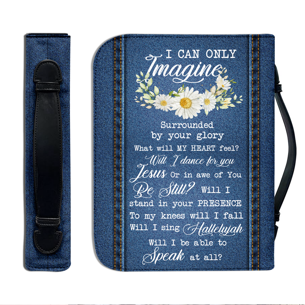 Daisy Heart Jean Surrounded By Your Glory Christian Personalized Bible Cover