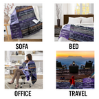 Christian Gifts for Women Faith Blanket - Religious Throw Fleece Blanket