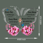 Orchids God Loves You Butterfly Acrylic Plaque Christian Gifts Birthday Gift For Women Mother's Day Gift