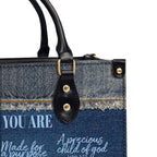 You Are Beautiful Bag Birthday Gift for Women, Christian Gift Leather Handbag