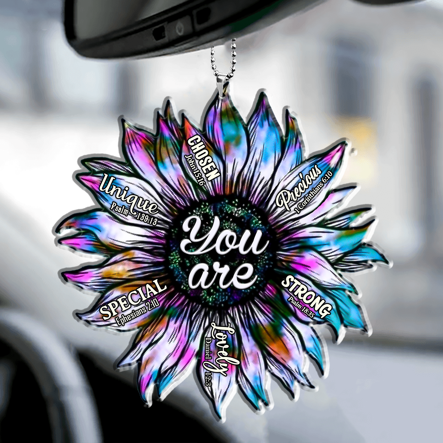 Sunflower Silhouette God Says You Are Ornament Christmas Gift For Women Men For Family Christian Gifts