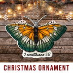 Butterfly I Have Been Made New Christian Gifts For Women, Birthday Gifts For Women, Ornament Gift, Christmas Ornament Car Hanging
