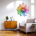 Rainbow Sunflower God Says You Are Inspirational Gift Birthday Gifts Wall Decor Shaped Wood Sign