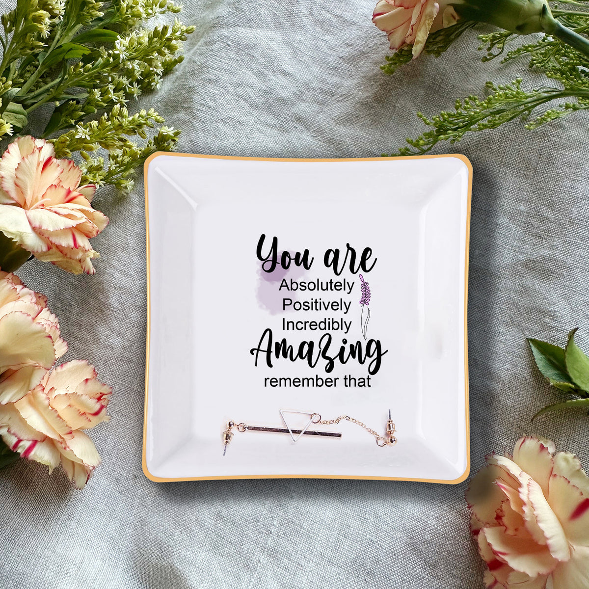 You Are Amazing Remember That Christian Gifts Inspirational Religious Gifts Ceramic Ring Dish