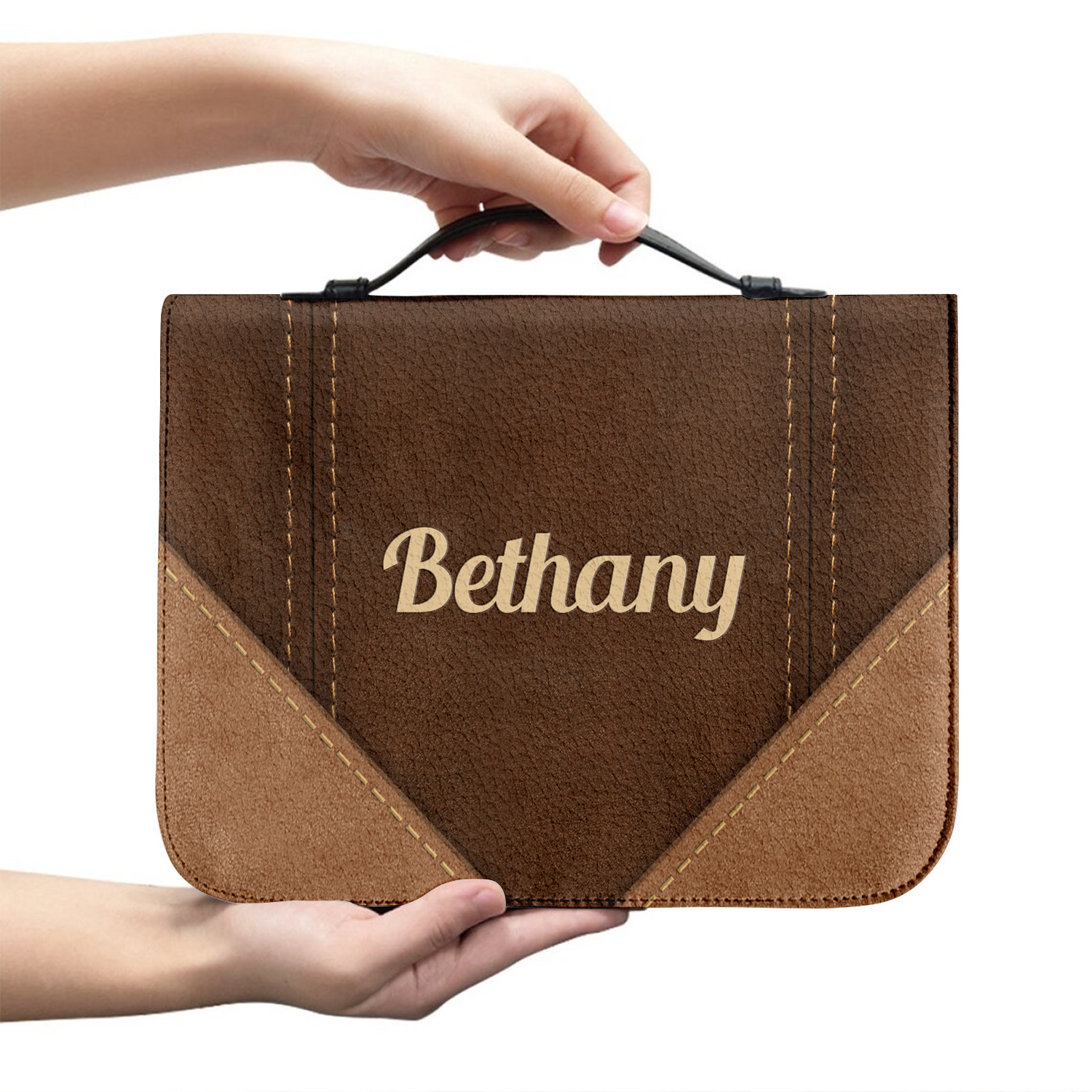 Leather Way Maker Christian Personalized Bible Cover