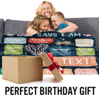 Custom God Say I Am Blanket Gift, Personalized Sherpa Blanket