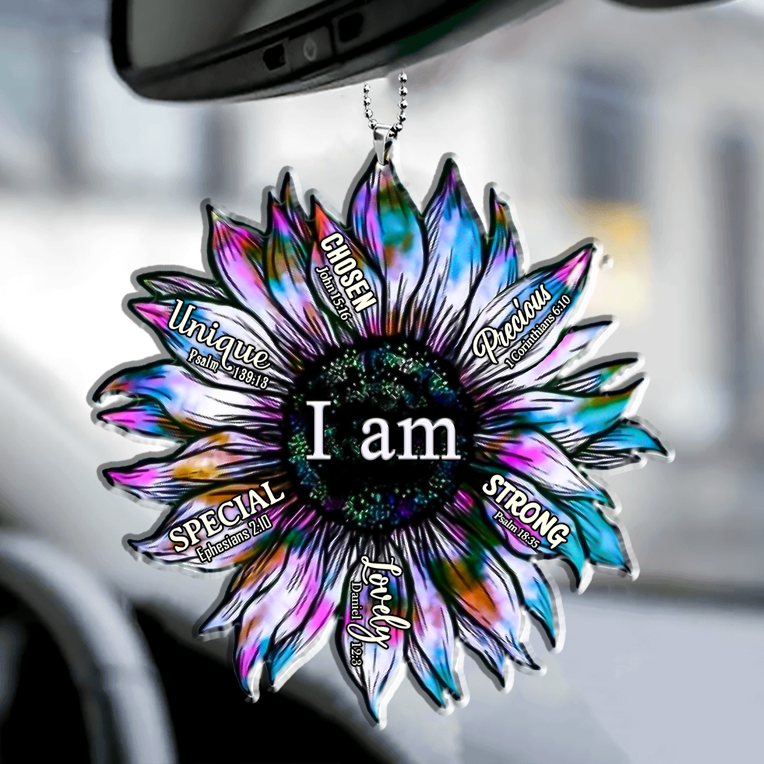 Sunflower Silhouette God Says You Are Ornament Christmas Gift For Women Men For Family Christian Gifts