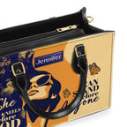 She Can Stand Before Anyone Personalized Leather Handbag