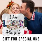 Flowers I Am Loved Christian Gifts For Women, Birthday Gifts For Women, Ornament Gift, Christmas Ornament Car Hanging