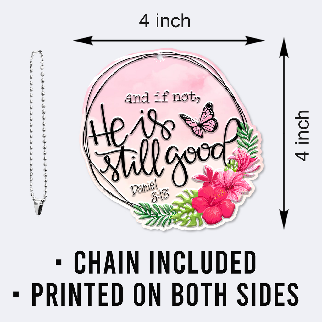 Hibiscus Flower He Is Good Christian Gifts For Women, Birthday Gifts For Women, Ornament Gift