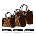 Everywhere I Go, I Bring Jesus With Me Personalized Leather Handbag Christian Gifts Bible Verses Religious Gifts
