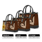 You Are Unique Vintage Style Personalized Leather Handbag