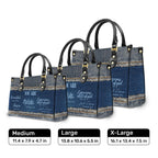 You Are Beautiful Bag Birthday Gift for Women, Christian Gift Leather Handbag