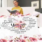 Christian Gifts Blanket You Are - Religious Throw Fleece Blanket