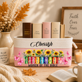 Custom Bookish Basket - Personalized Women of the Bible Flower Basket - Gifts for Jesus Lovers, Bookworms, women
