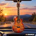 God Says You Are – Christian Faith Guitar Ornament