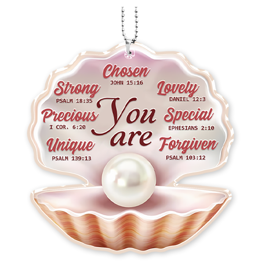Pearl In Sea Shell You Are 2023 Christmas Ornaments
