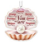 Pearl In Sea Shell You Are 2023 Christmas Ornaments