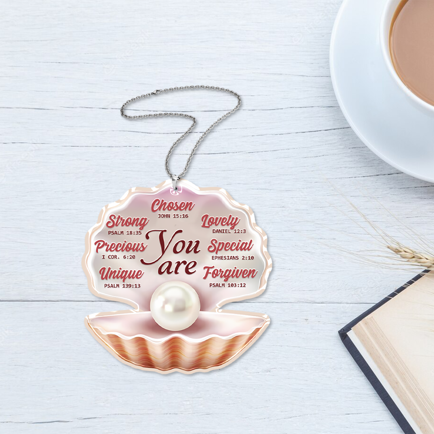 Pearl In Sea Shell You Are 2023 Christmas Ornaments