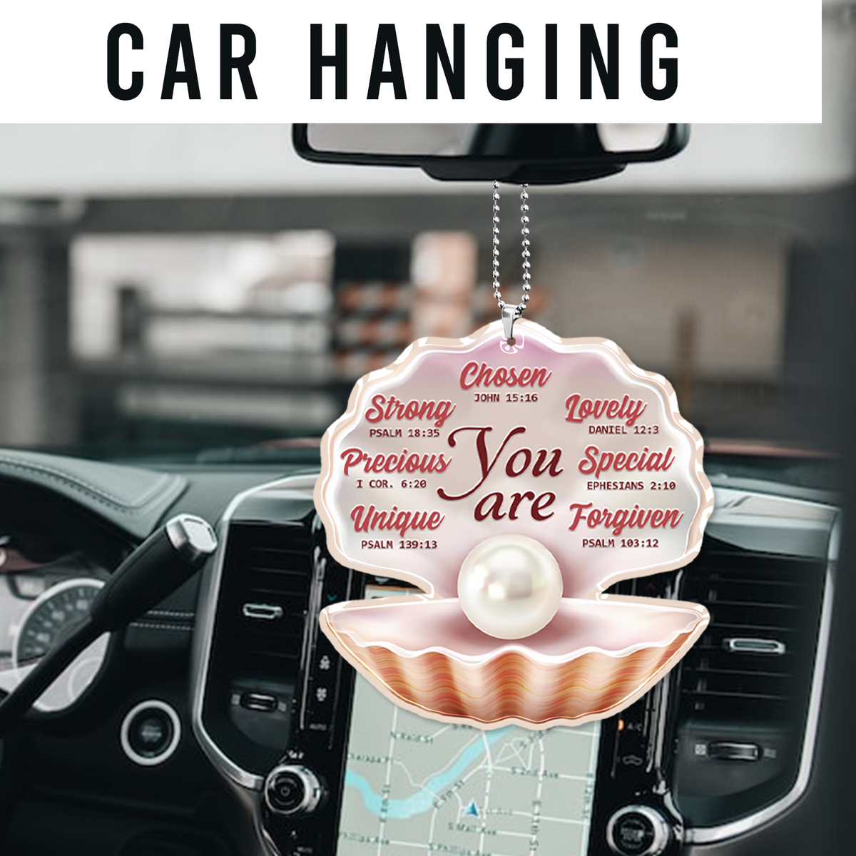 Pearl In Sea Shell You Are 2023 Christmas Ornaments