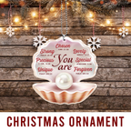 Pearl In Sea Shell You Are 2023 Christmas Ornaments