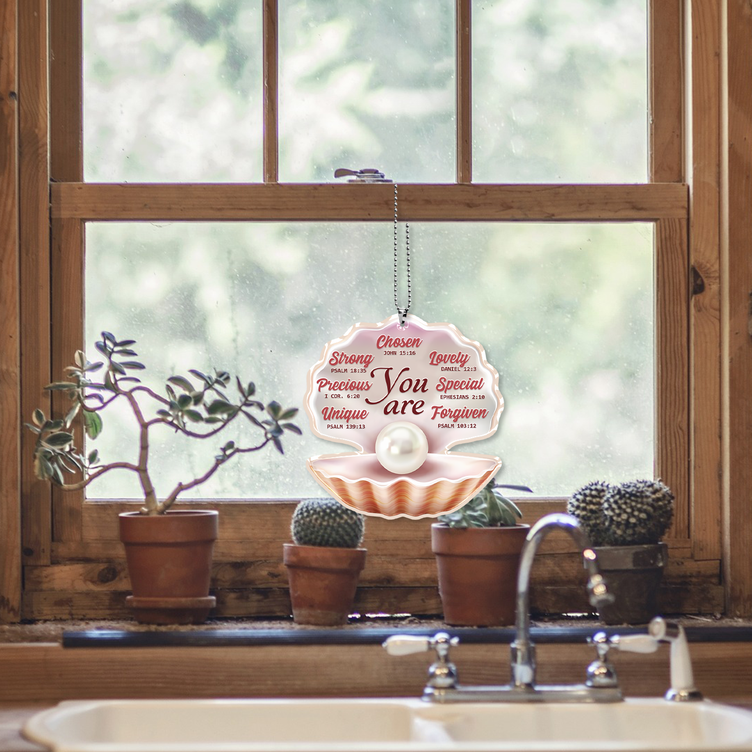 Pearl In Sea Shell You Are 2023 Christmas Ornaments