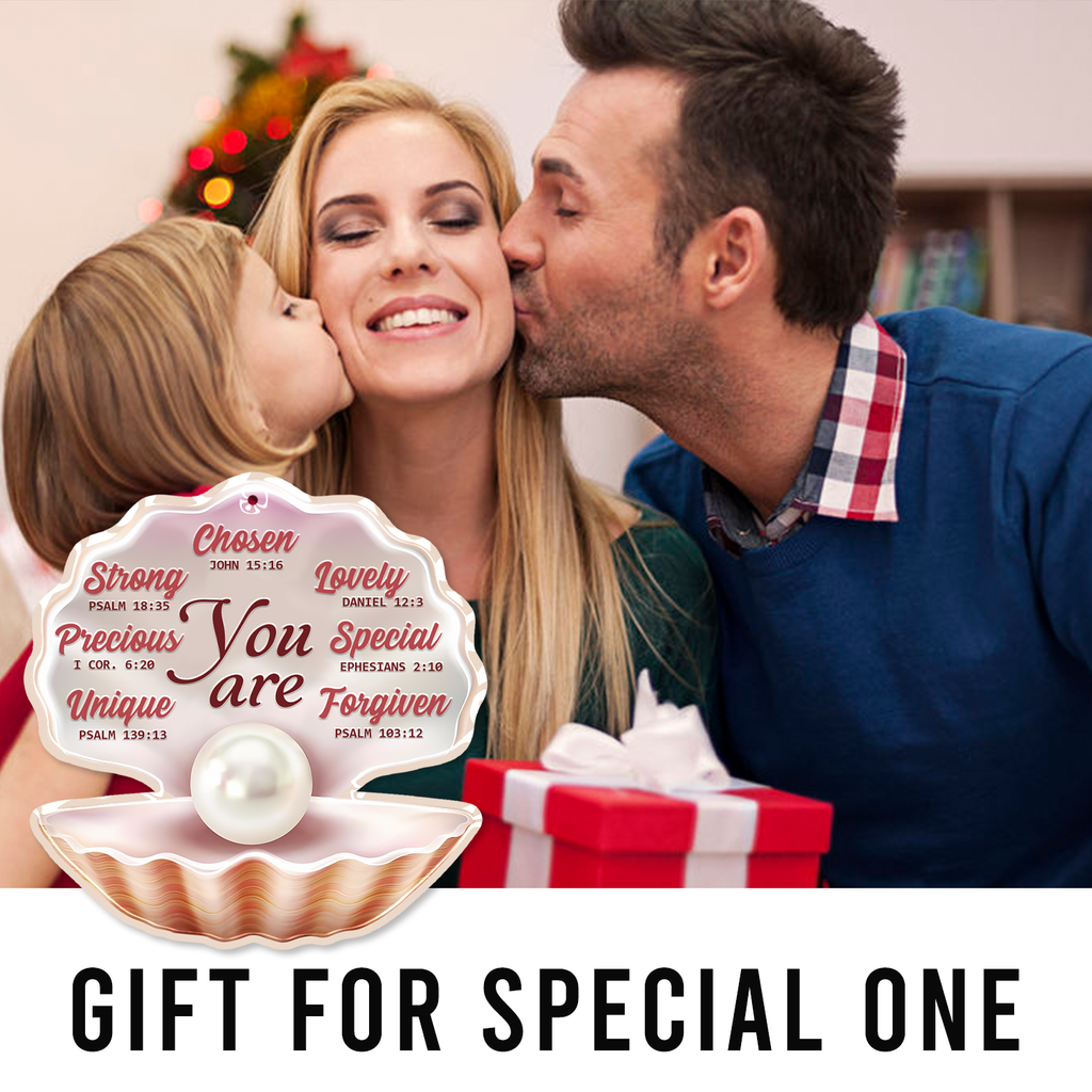 Pearl In Sea Shell You Are 2023 Christmas Ornaments