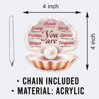 Pearl In Sea Shell You Are 2023 Christmas Ornaments