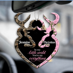 Personalized Name Buck And Doe You're My Everything Ornament - Ideal Gifts for Couples, for Husband & Wife