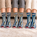 Personalized Wahoo Ocean Fishing Middle Tube Socks for Men & Women - Gift for Fishing Lovers