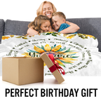 Sunflower You Are Blanket Gifts for Birthday - Birthday gifts - Gifts For Women Birthday Decorations for Girl
