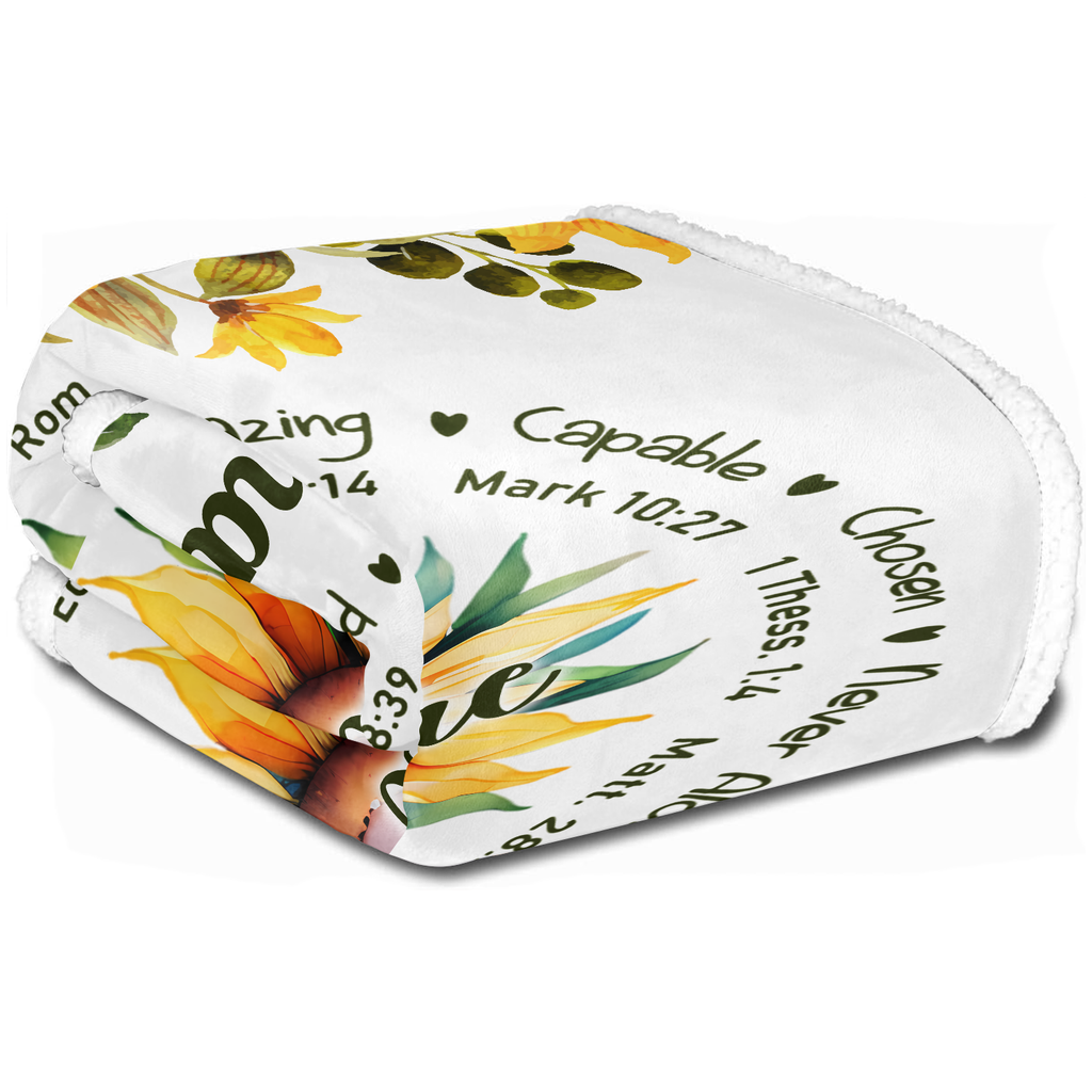 Sunflower You Are Blanket Gifts for Birthday - Birthday gifts - Gifts For Women Birthday Decorations for Girl