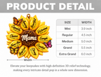 3D Raised Sunflower Bible Verse Ornament - Inspirational Gift for Mom, Grandma, women