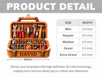 3D Raised Personalized Mechanic Toolbox Christmas Ornament