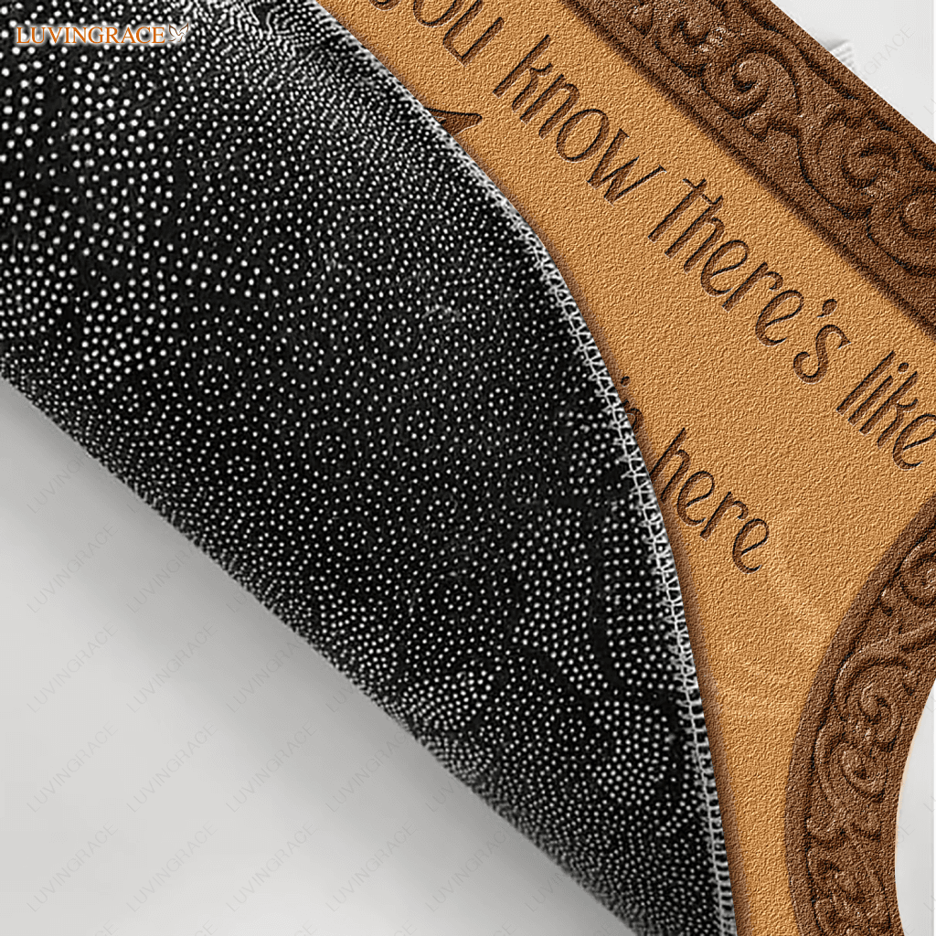 A Lot Of Jesus In Here Personalized Doormat
