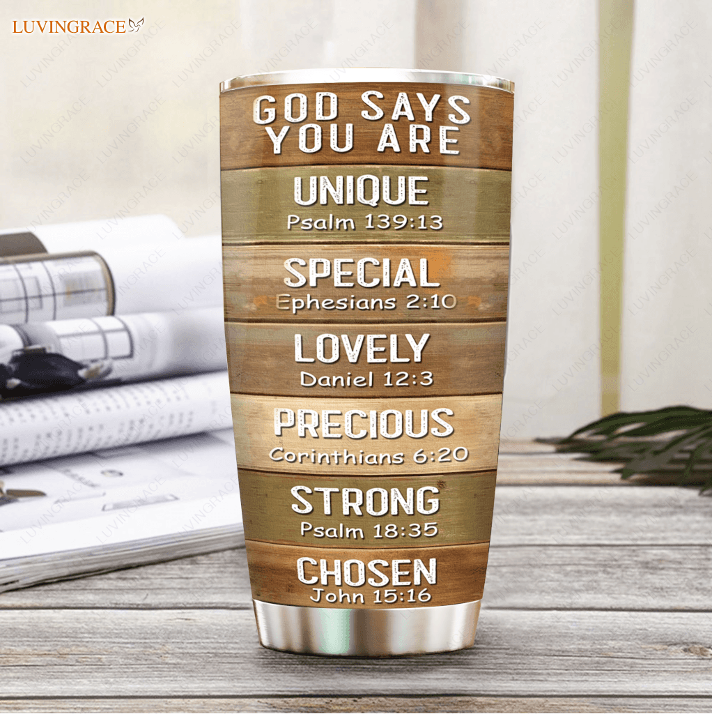 Amazing Lion God Says You Are Personalized Tumbler Tumbler