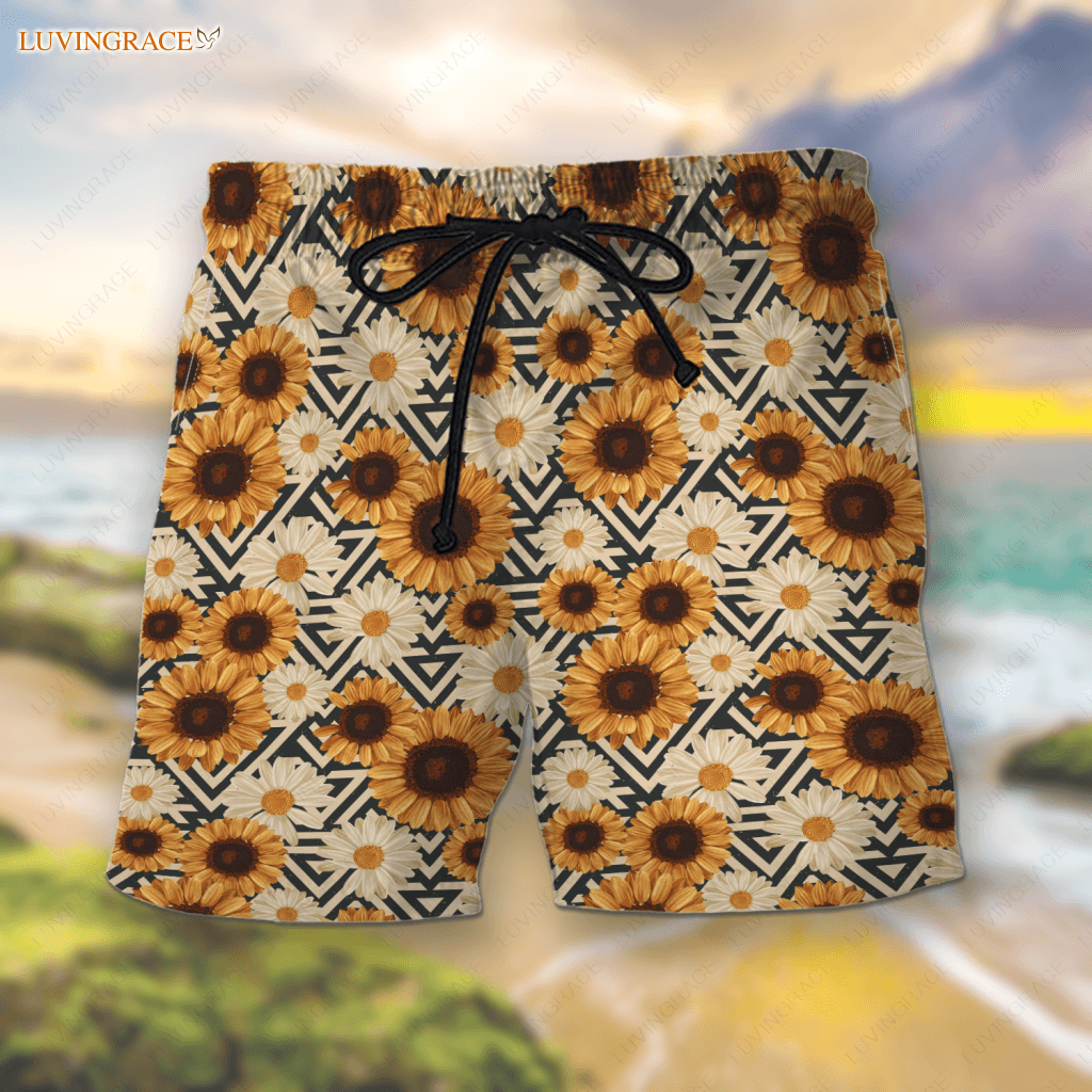 American Flag Sunflower Summer Hawaiian Shirt