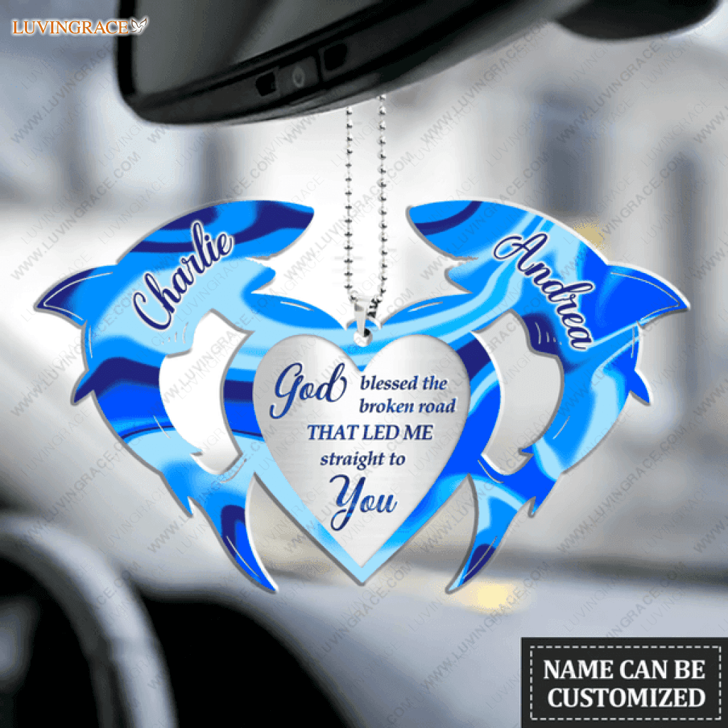 Animal Couple God Blessed Personalized Ornament - Buy 2 Only 18.99$