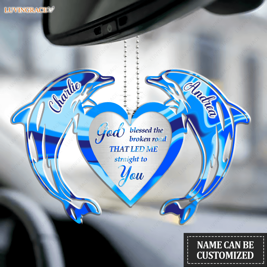 Animal Couple God Blessed Personalized Ornament - Buy 2 Only 18.99$