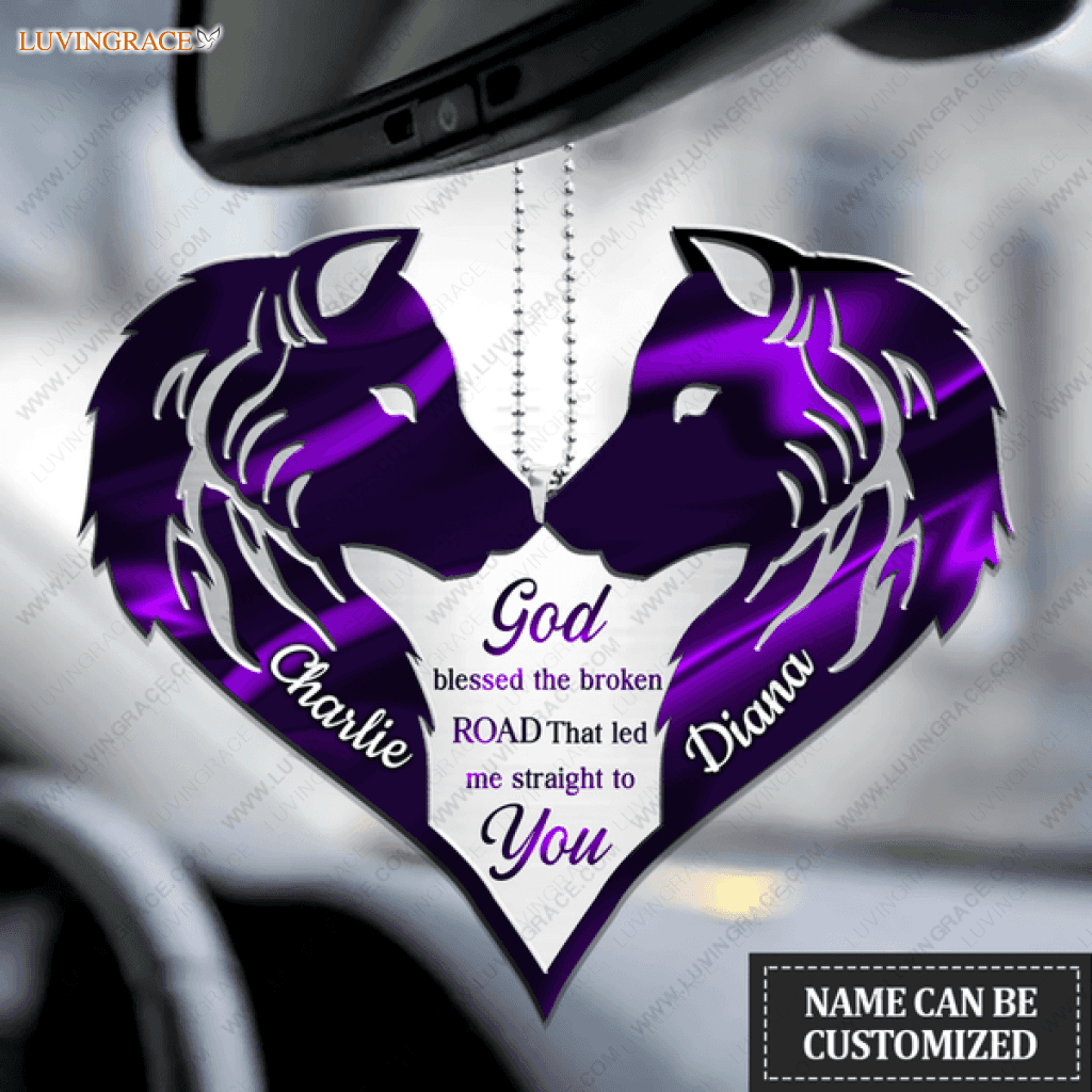 Animal Couple God Blessed Personalized Ornament - Buy 2 Only 18.99$