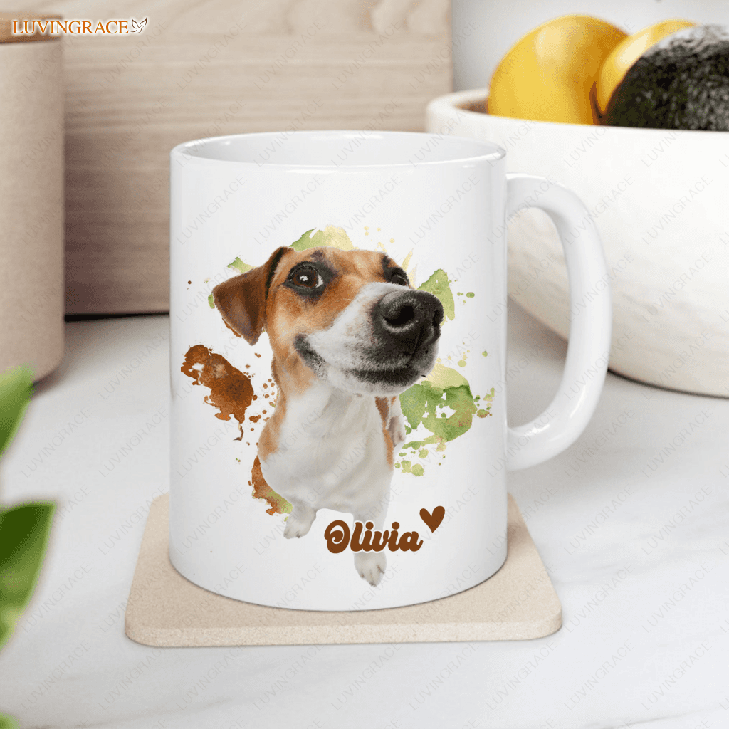Artistic Masterpiece Pet Mug From Photo - Personalized Custom Ceramic