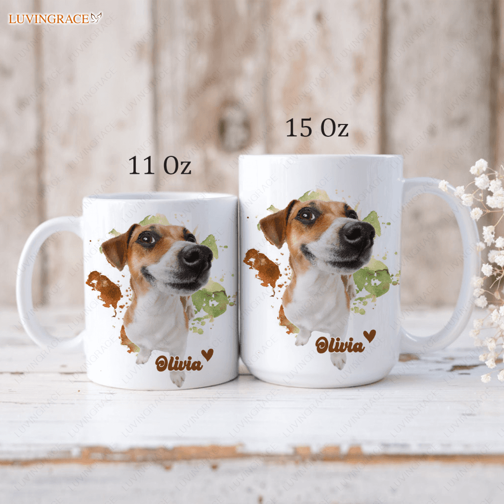 Artistic Masterpiece Pet Mug From Photo - Personalized Custom Ceramic