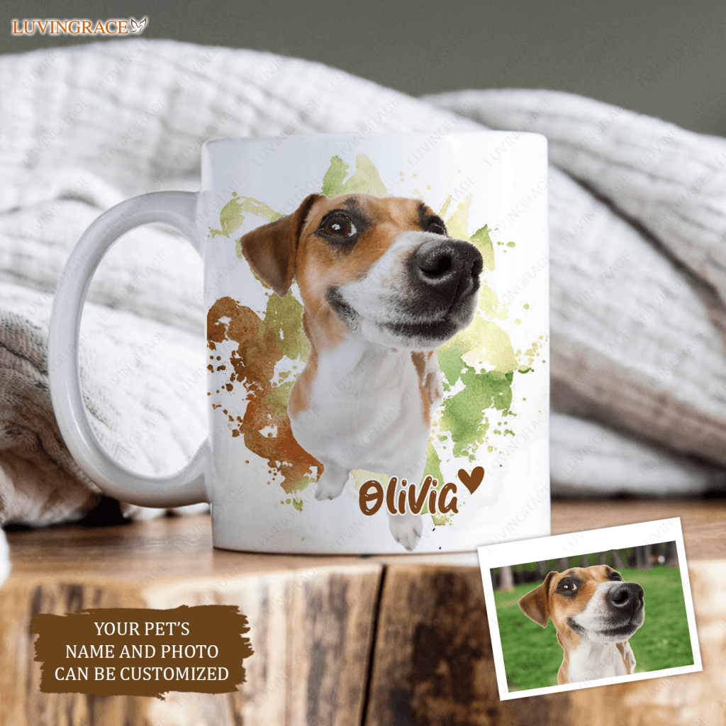 Artistic Masterpiece Pet Mug From Photo - Personalized Custom Ceramic