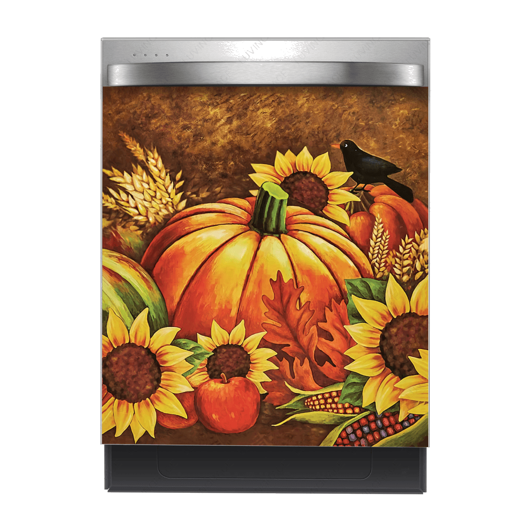 Autumn Is Coming Dishwasher Magnet Cover