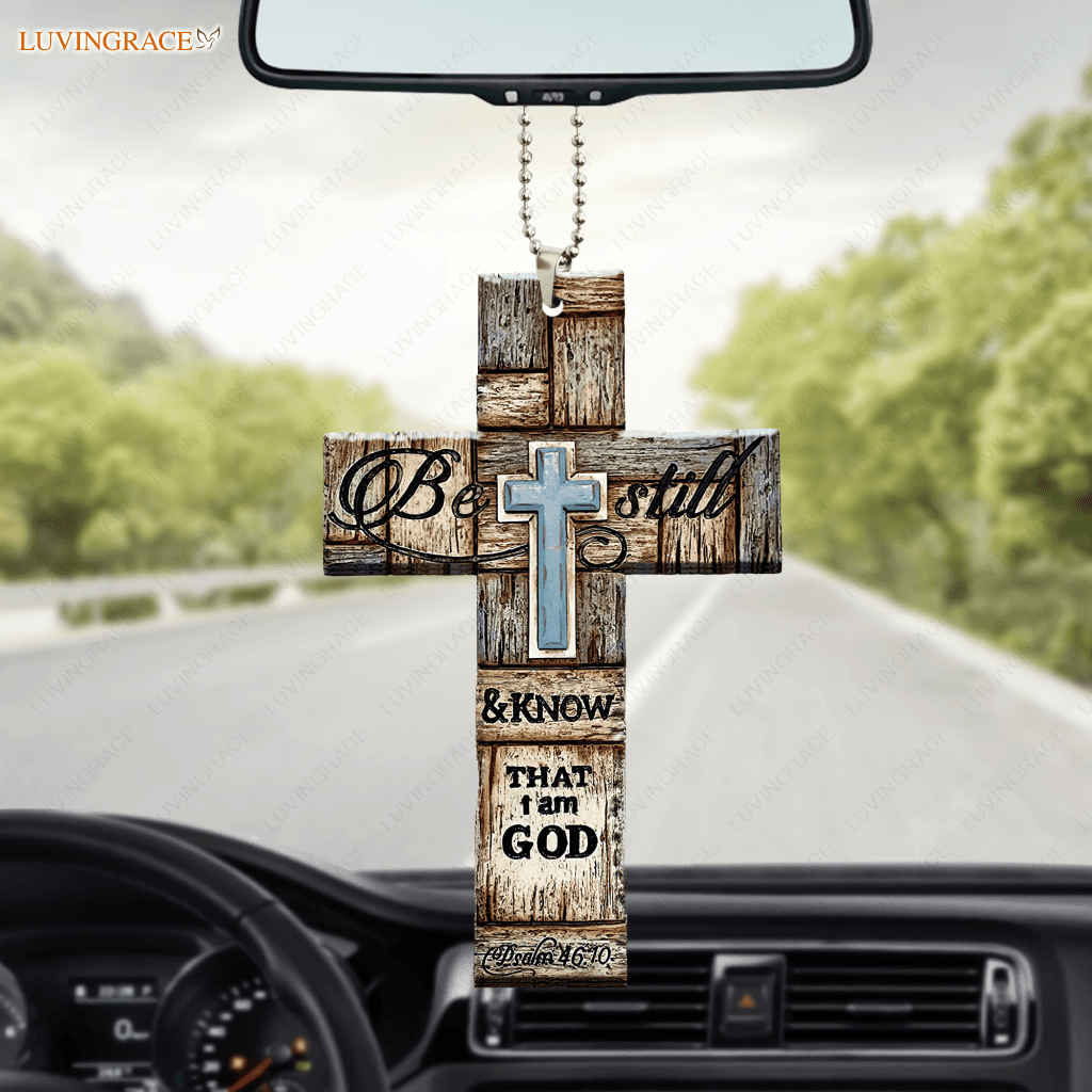 Be Still And Know Cross Ornament